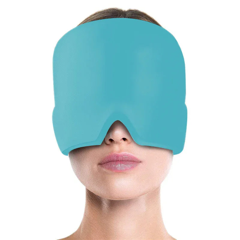 Chillura™ Cold Therapy Head Wrap – Soothing De-Puffing Mask - Chillura
