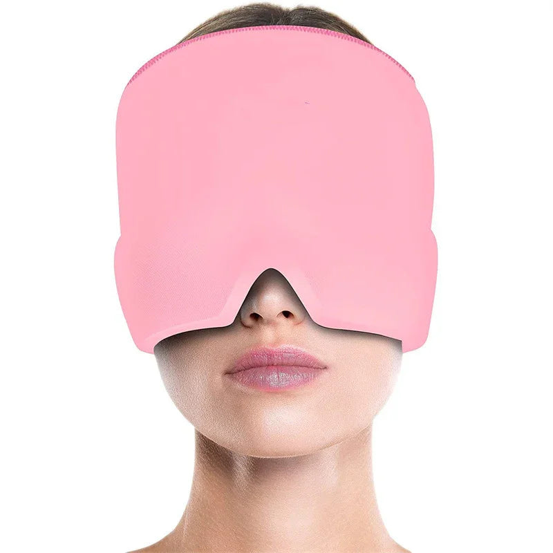 Chillura™ Cold Therapy Head Wrap – Soothing De-Puffing Mask - Chillura