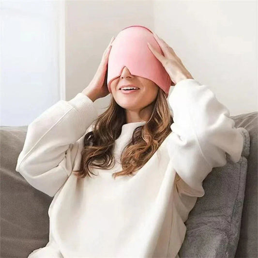 Chillura™ Cold Therapy Head Wrap – Soothing De-Puffing Mask - Chillura